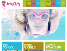 Tablet Screenshot of jellyfishswimschool.com